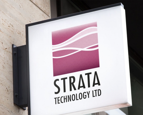 Strata Technology logo design by Avid Creative Hampshire