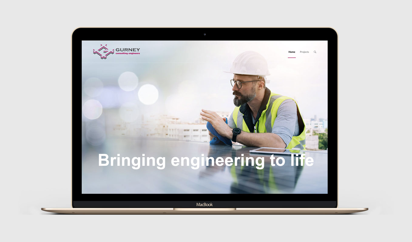 Gurney Consulting Engineers website design by Avid Creative Hampshire