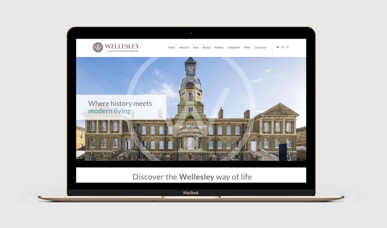 Wellesley website design by Avid Creative Hampshire