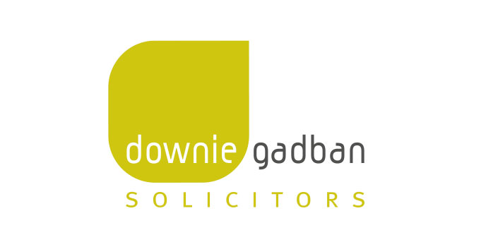 Downie Gadban Solicitors logo design by Avid Creative Hampshire
